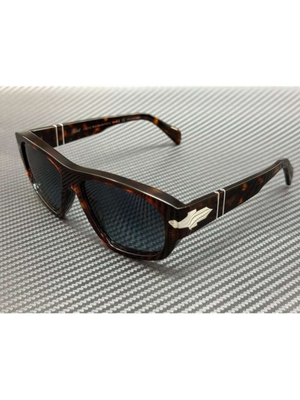 New Blue Men Havana Brown Sunglasses 58-18-145